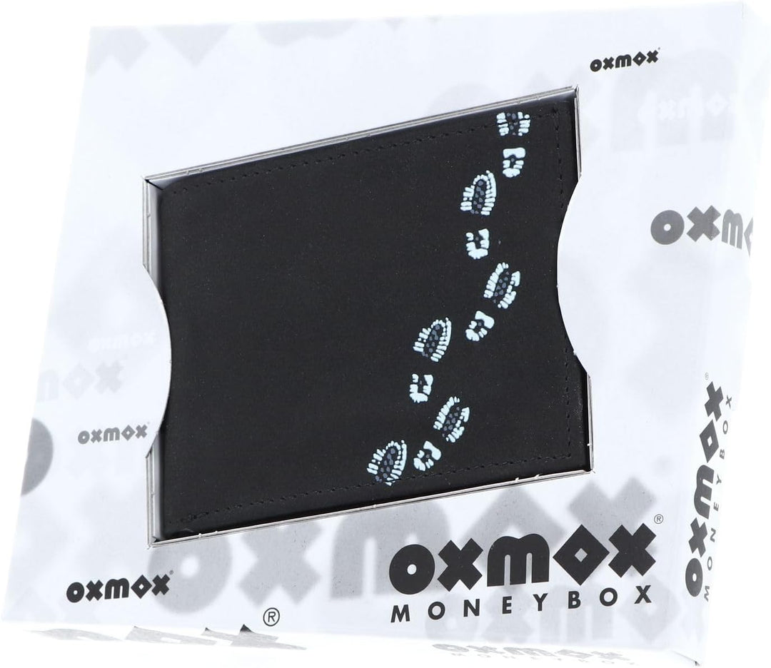 Oxmox New Cryptan - Geldbörse 2cc 10 cm RFID footsteps, Einheitsgrösse
