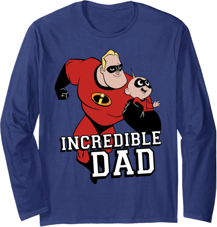 Disney Pixar Incredibles 2 Incredible Dad Portrait Langarmshirt