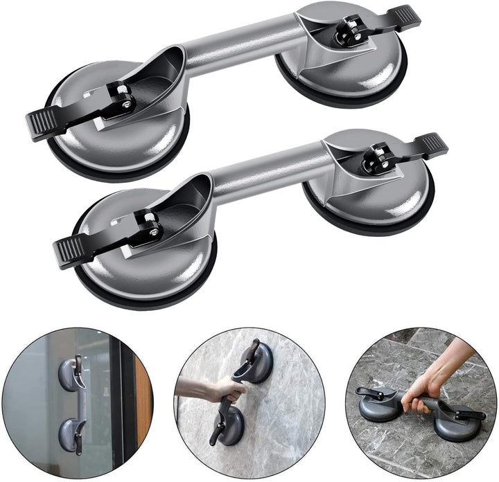 Forever Speed 2x Saugheber Aluminium Saugnapf Fliesen Suction Lifters Glass Suction Vacuum Lifter 12