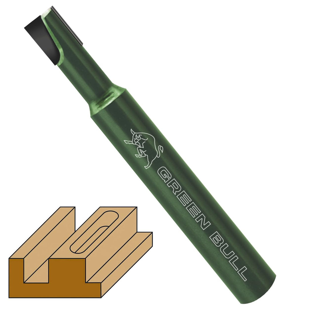 Fraiser GREEN BULL – Diamant-Fräser für Schnitte und Nuten in Holz, Kunststoff und Leichtmetallen, S