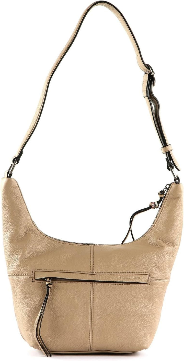 FREDsBRUDER Handtasche Pruvia mit Ziernähten S Sand, S Sand