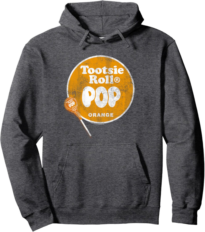 Tootsie Roll Pop Logo Orange Pullover Hoodie