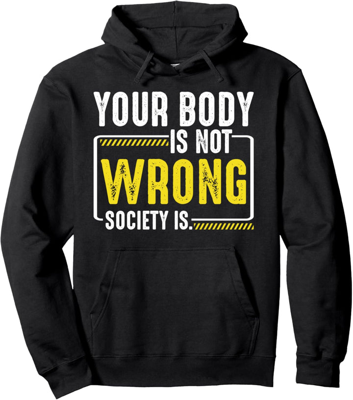 Selbstliebe Body Positivity Sel-Love Selbstwert Akzeptanz Pullover Hoodie