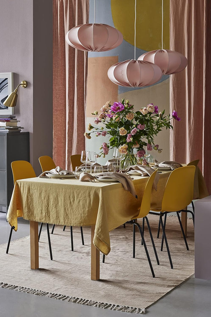 Himla Servietten 4-er Set beige Natur Leinenservietten Stoffservietten Stoff waschbar Sunshine - Oat