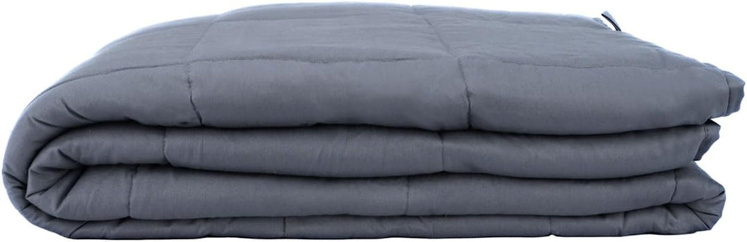 Komfort 2er-Set Gewichtsdecke 150 x 200cm, 7kg – Premium Baumwolle &amp; Glasperlen für Tiefe Entspannun