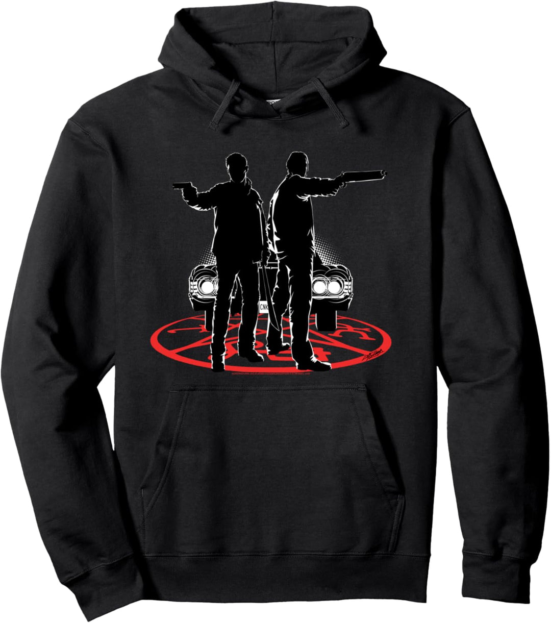 Supernatural Sam And Dean Silhouette Pullover Hoodie