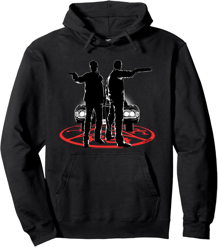 Supernatural Sam And Dean Silhouette Pullover Hoodie