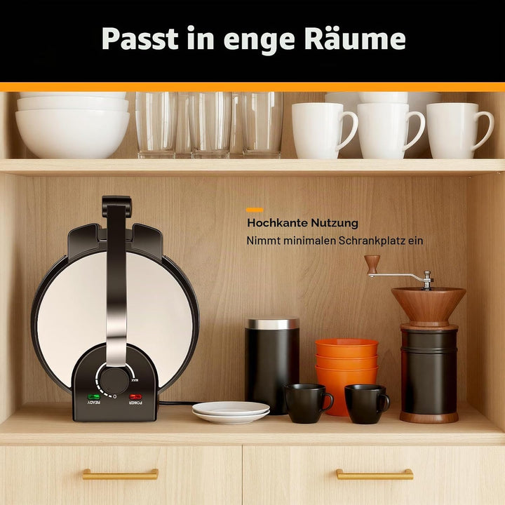 Elektrischer Pancake Backmaschine, Roti Maker, Chapati Tortilla Presse Maker Doppelseitige Heizung E