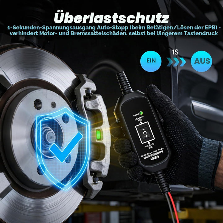 BT10 EPB-Entriegelungswerkzeug, Notlösewerkzeug Elektronische Feststellbremse, Smart Zweikanal (Brem