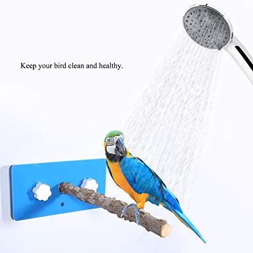 Vogel Saugnapf Dusche Stange Ständer Vogel Papagei Perches Faltbare Saugnapf Fenster Dusche Bad Wand