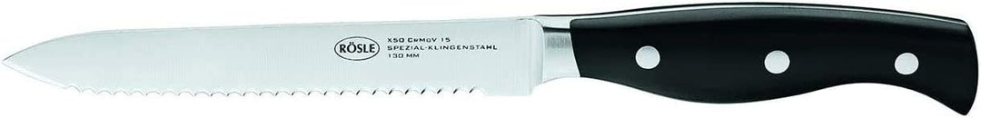 RÖSLE PURA Messerset 3-tlg., Hochwertiges Kochmesser, Universalmesser, Gemüsemesser mit scharf gesch