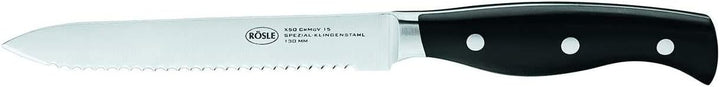 RÖSLE PURA Messerset 3-tlg., Hochwertiges Kochmesser, Universalmesser, Gemüsemesser mit scharf gesch