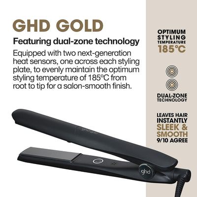 ghd gold - Professioneller Haarglätter zum Glätten, Locken und zum Erzeugen von Wellen, optimale Sty