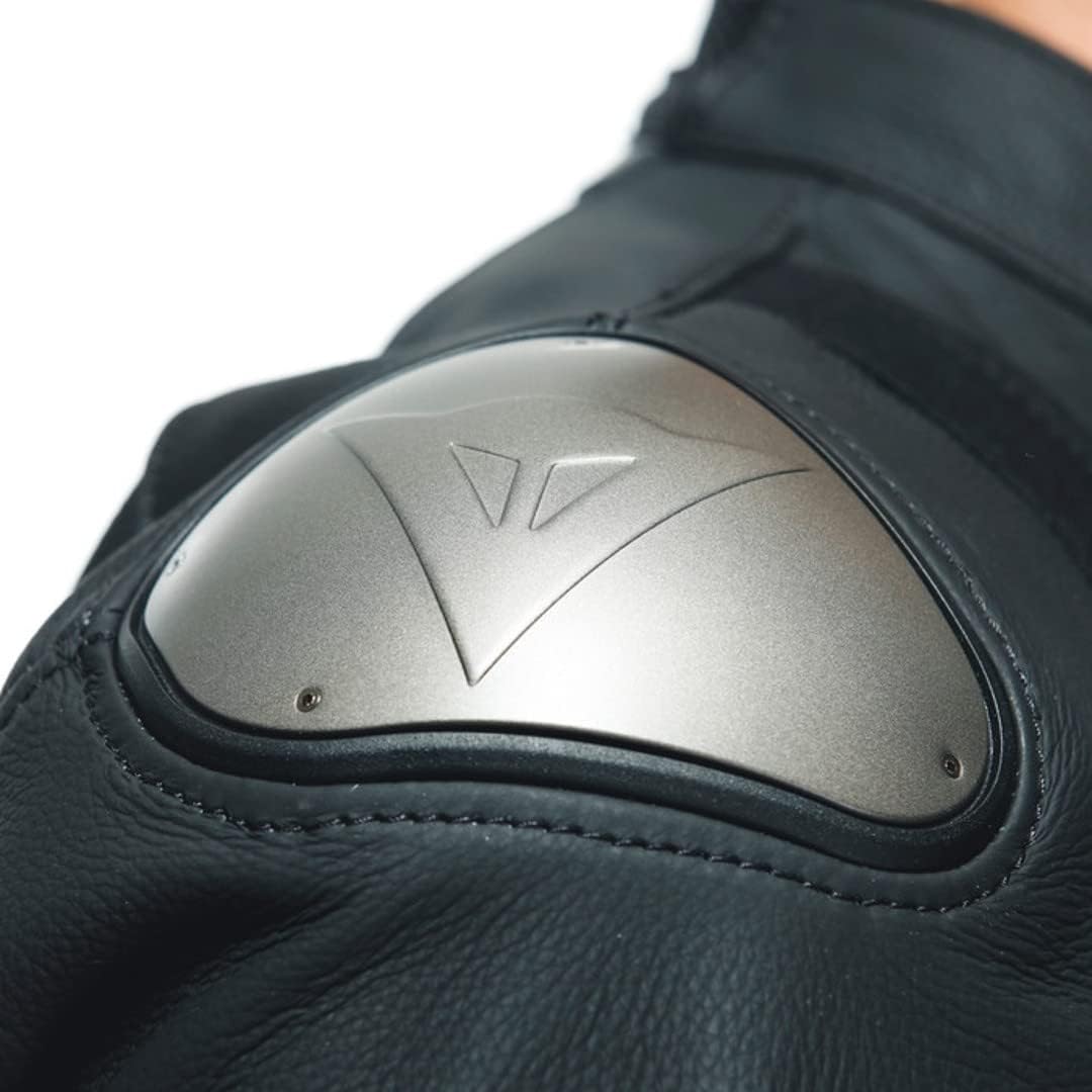 Dainese Kombijacke Lederkombi Motorradjacke m. Protektoren Sportiva Lederkombijacke schwarz 52, Herr