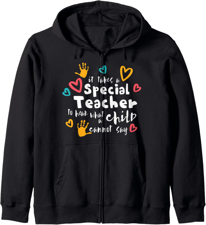Autismus-Bewusstsein Geschenk besondere Lehrer niedlich ASD Kapuzenjacke