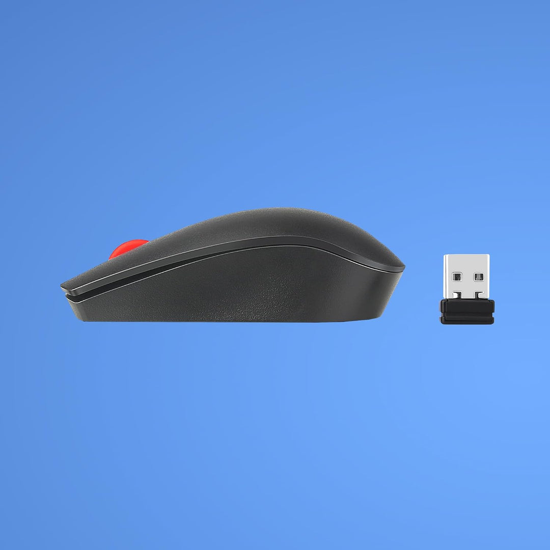 Lenovo ThinkPad Essential Wireless Mouse - Black 4X30M56887 Single, Single