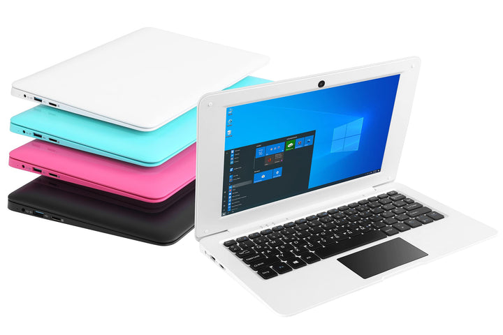 Bigmachine Computer Laptop Mini 10,1 Zoll 32 GB Windows 10 ultradünnes und leichtes Netbook Quad Cor