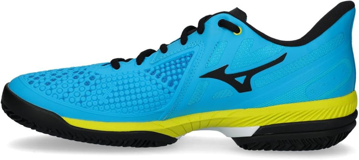 Mizuno Herren Wave Exceed Tour 5 Clay Tennisschuhe Sandplatzschuh Schwarz - Neongelb 44,5