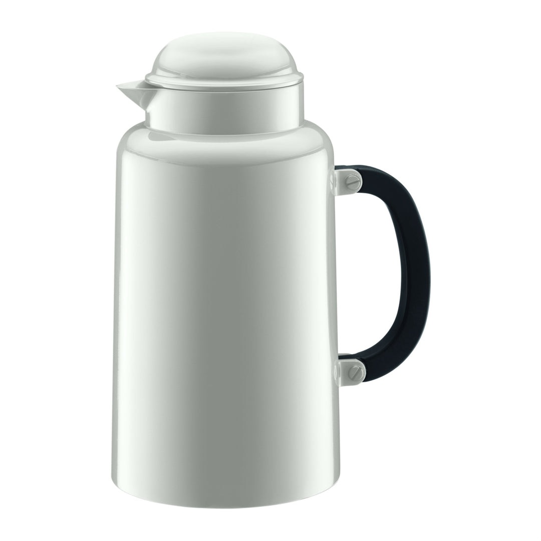 Bodum CHAMBORD Thermoskanne (Doppelwandig, Vakuumisolierung, 1,0 liters) cremefarben, Creme