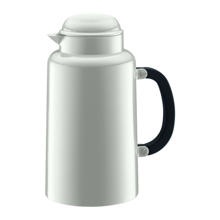 Bodum CHAMBORD Thermoskanne (Doppelwandig, Vakuumisolierung, 1,0 liters) cremefarben, Creme