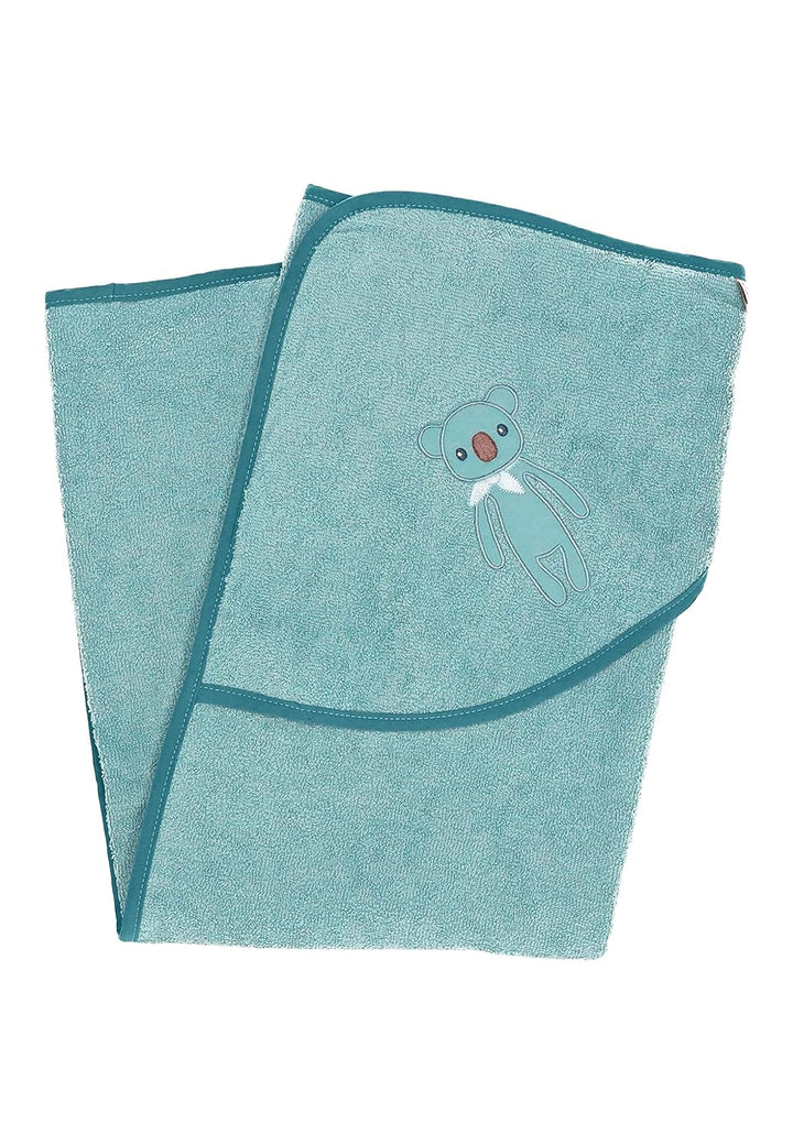 Sterntaler Baby Unisex Badetuch Baby GOTS Kalla Uni - Badeponcho Baby, Kapuzenhandtuch, Badehandtuch