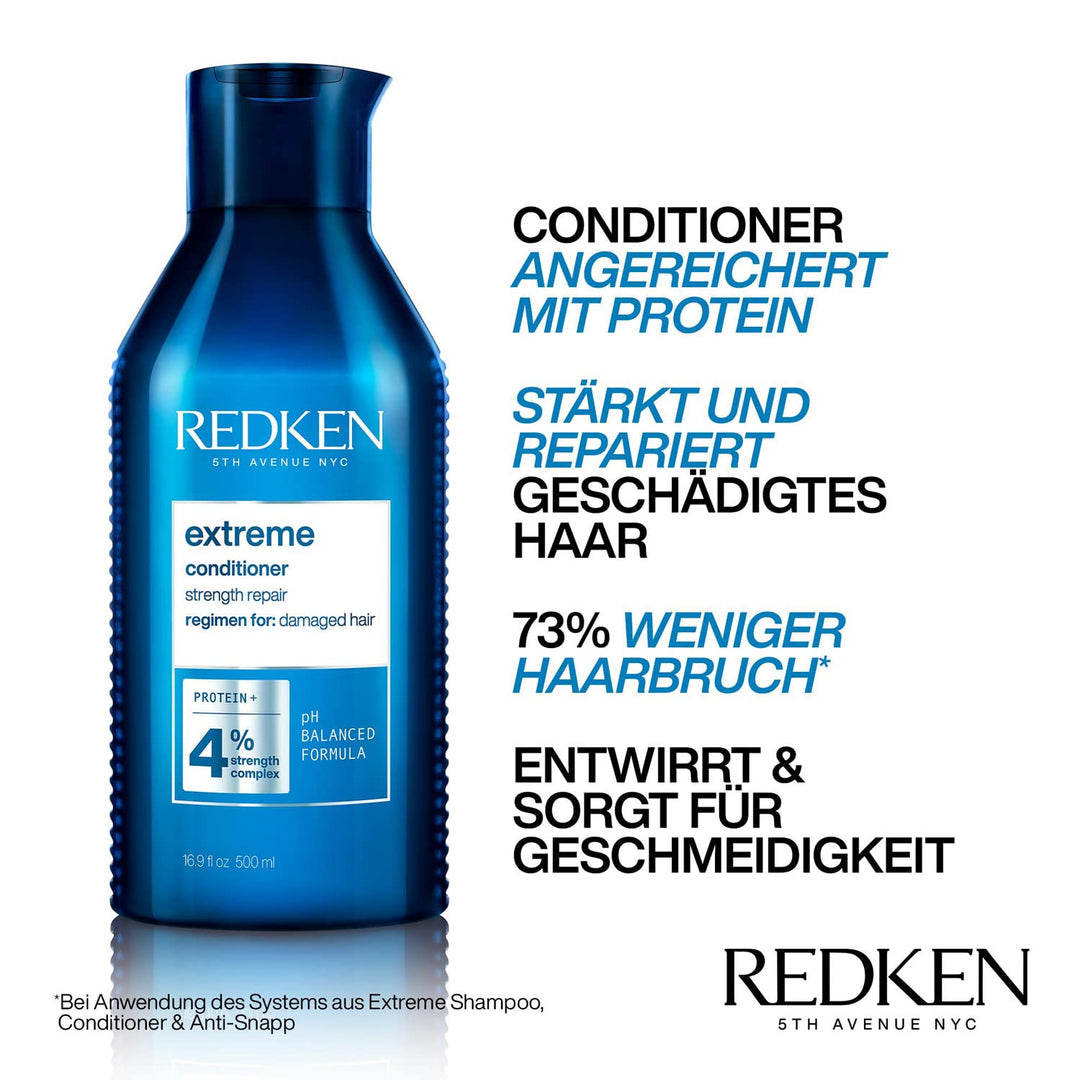 Redken | Spülung für sprödes und geschädigtes Haar, Anti Haarbruch, Mit Interlock Protein Network, E