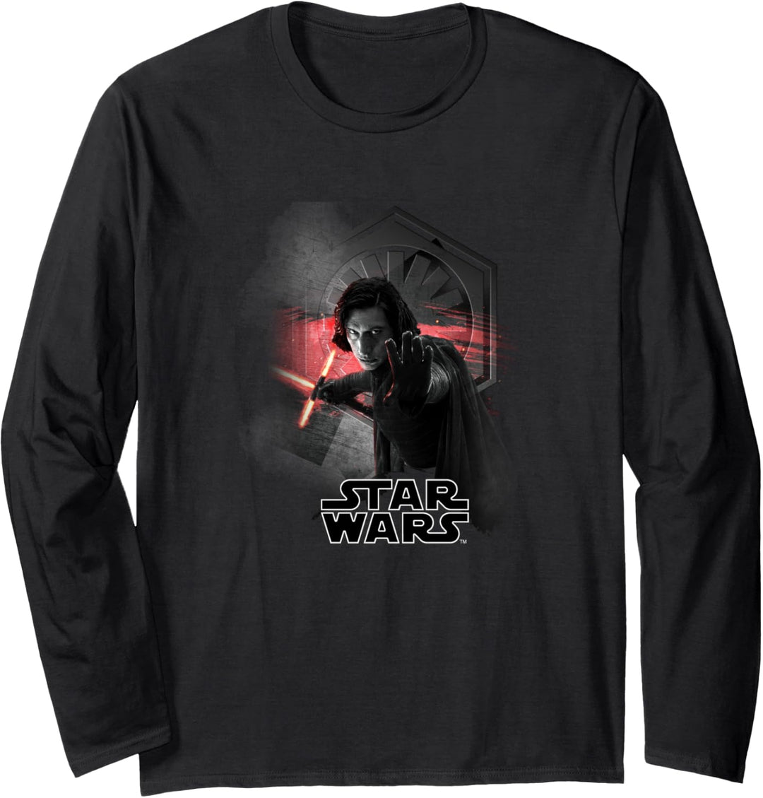 Star Wars Last Jedi Kylo Ren Won't Back Down Langarmshirt
