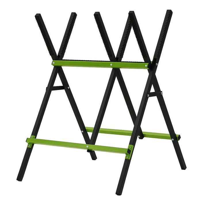 TRUTZHOLM Holzsägebock klappbar Stahl pulverbeschichtet 100 kg Traglast 3-fach verstellbarer Kettens