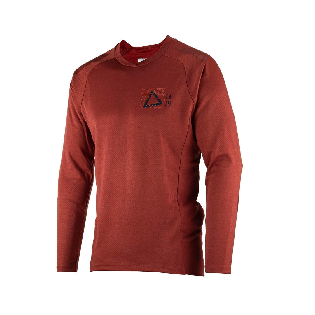 Leatt Herren MTB Allmtn 5.0 Jersey Technical Sport Jersey M Lava, M Lava