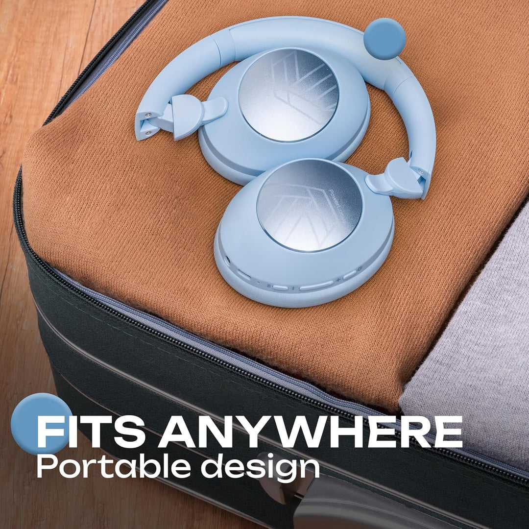 PowerLocus Bluetooth Kopfhörer Over Ear, Kopfhörer Kabellos Bluetooth mit Mikrofon, 70std Spielzeit,