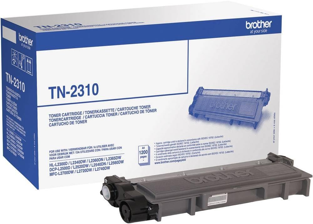 Brother TN-2310 Tonerkartusche Original Schwarz 1 Stück - Tonerkartuschen (1200 Seiten, Schwarz, 1 S