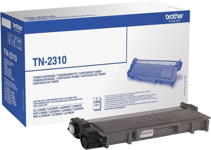 Brother TN-2310 Tonerkartusche Original Schwarz 1 Stück - Tonerkartuschen (1200 Seiten, Schwarz, 1 S