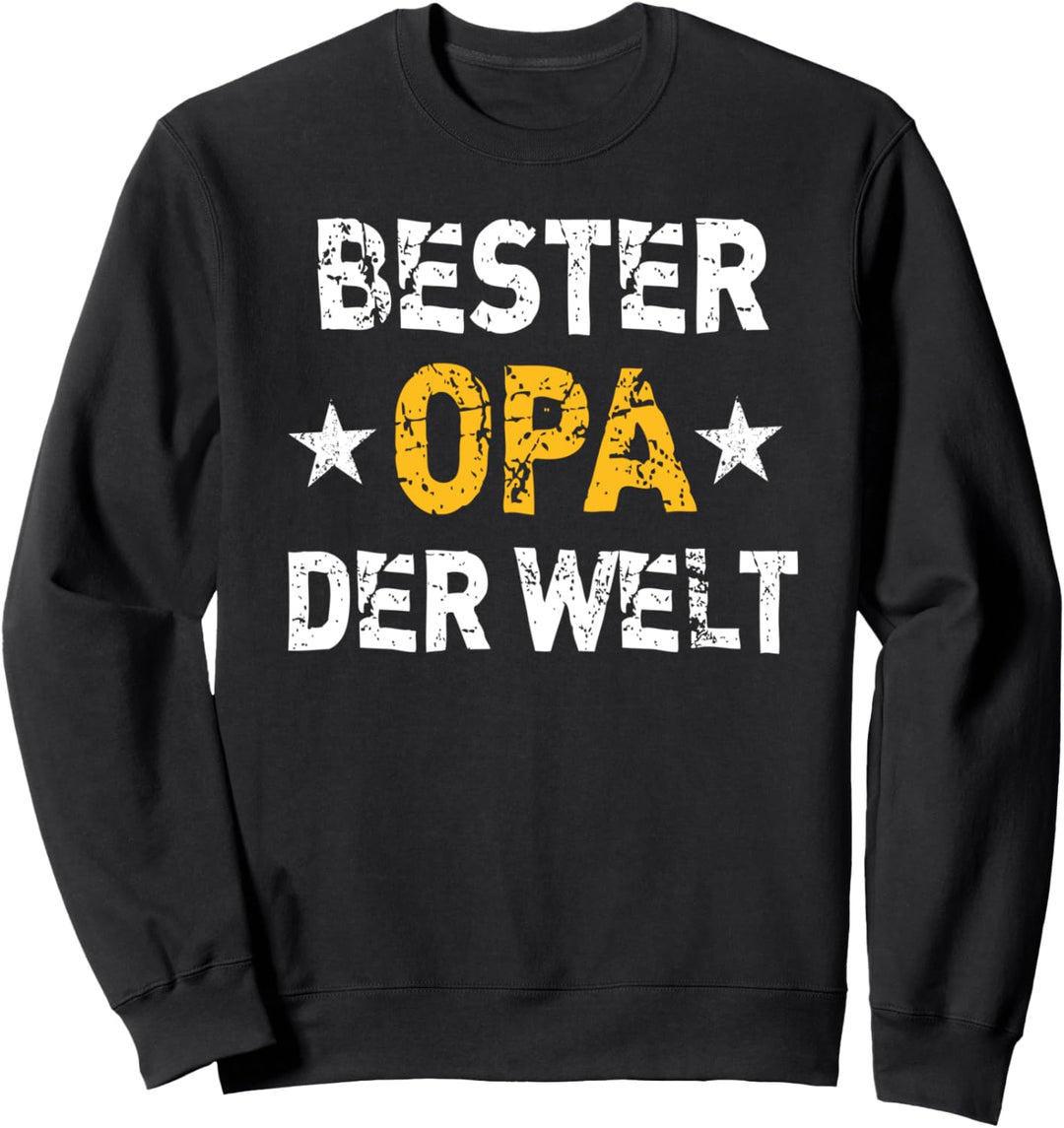Bester Opa der Welt Geschenk mit Spruch Sweatshirt