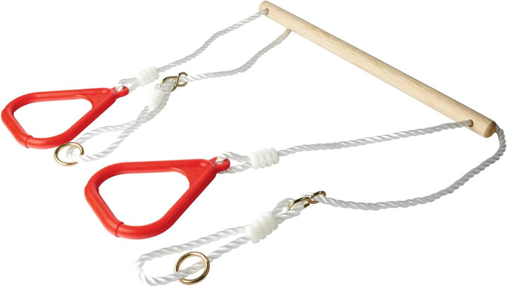 Eichhorn - Outdoor 2 in 1 Turnset, Schaukel und Trapez in einem, Höhenverstellbar ca. 110-160 cm, bi