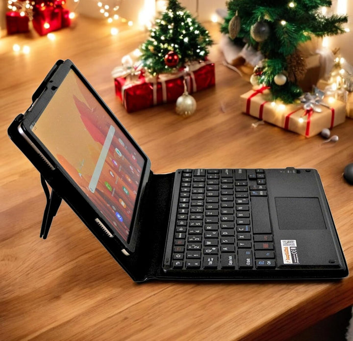 MQ für Galaxy Tab A7 10.4 - Bluetooth Tastatur Tasche mit Multifunktions-Touchpad für Samsung Galaxy