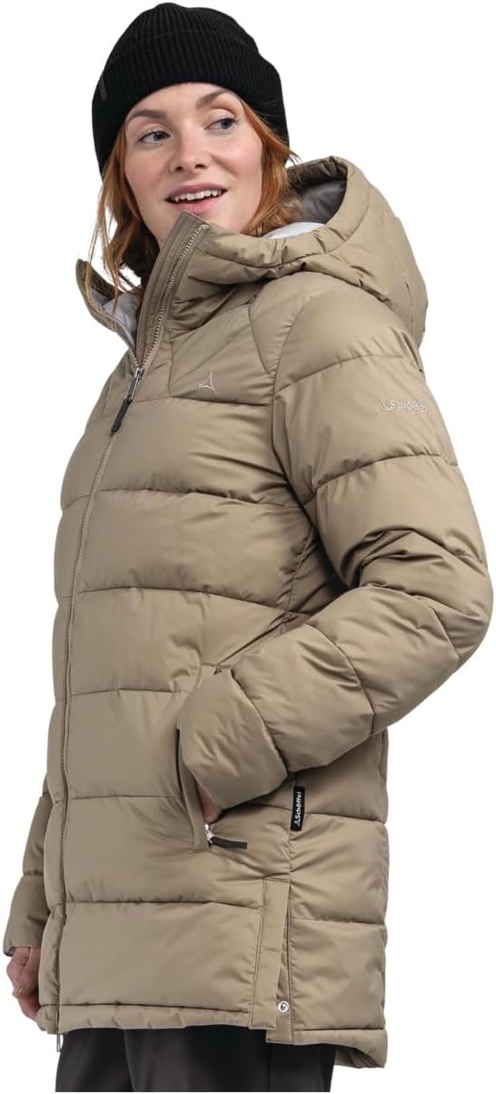 Schöffel Damen Insulated Parka Boston L, wasserabweisender, winddichter Parka, funktioneller und sty