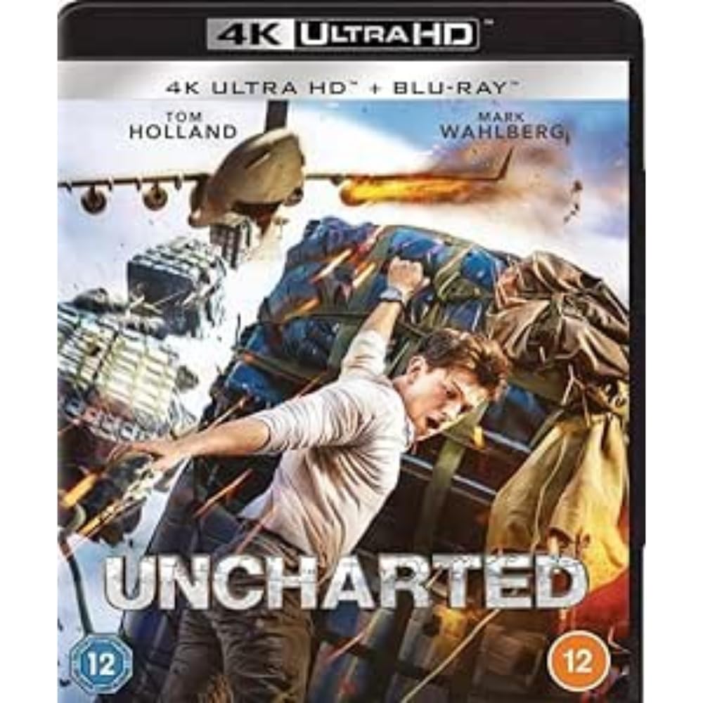 Uncharted (2 Discs - UHD &amp; BD) [Blu-ray] [2022], Blu-ray