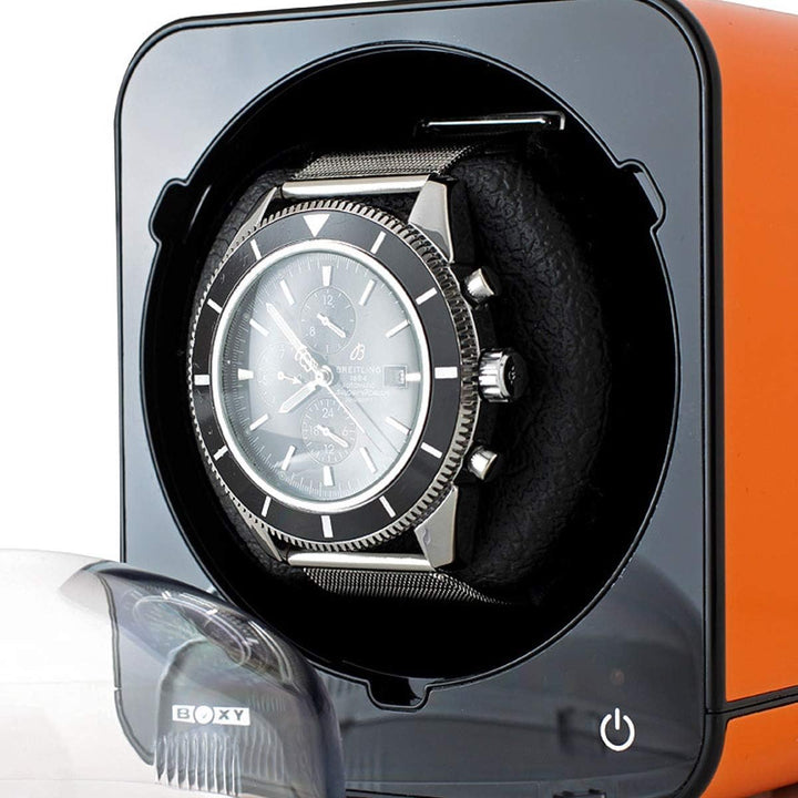 Aus der Beco Kollektion 2024: Uhrenbeweger BOXY FANCY PRO12 MULTICOLOR für 12 Automatikuhren