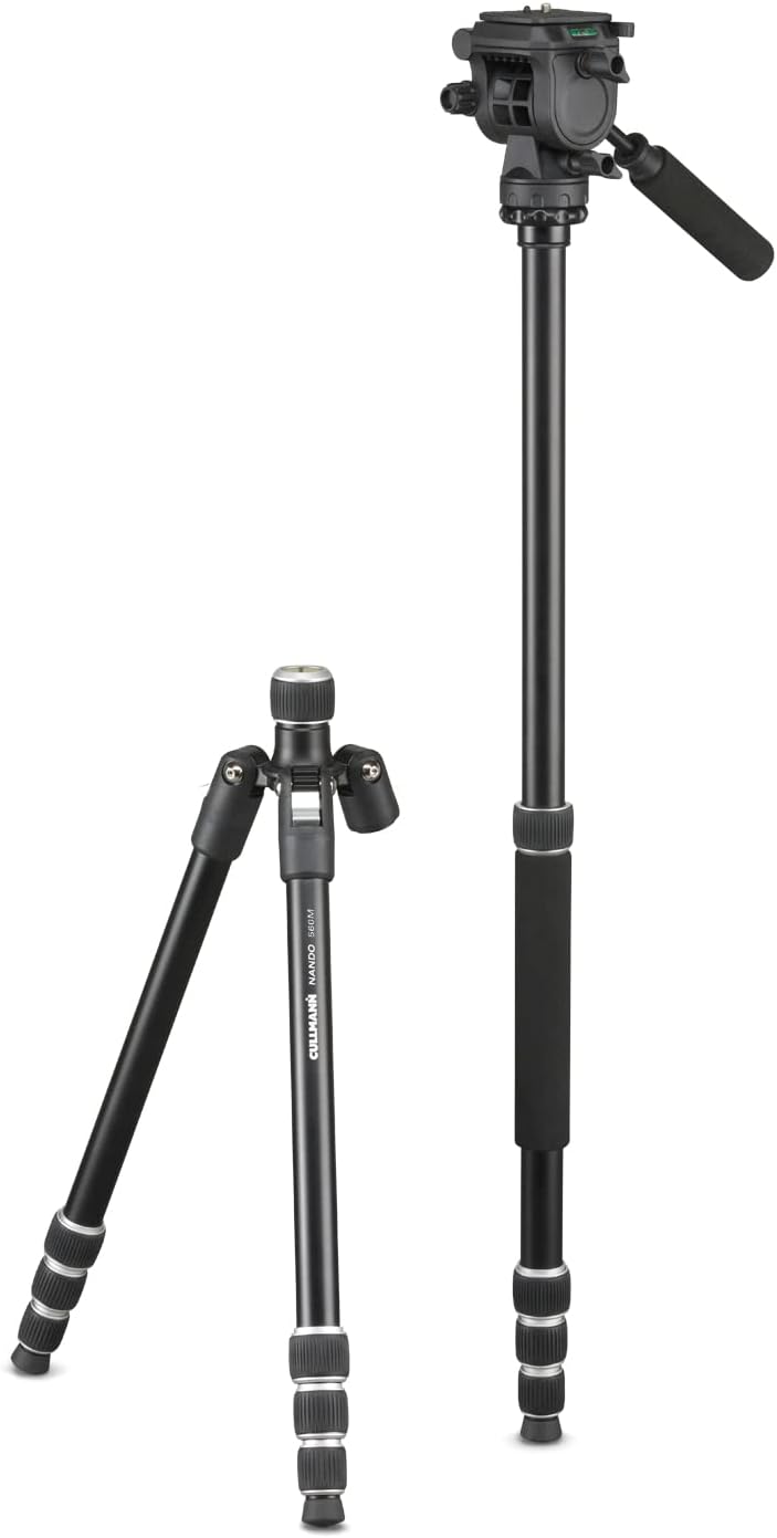 CULLMANN - 52325 - NANDO - 560M RW15 - Stativ - Aluminium - Reisestativ - Leichtgewicht - Schnellspa