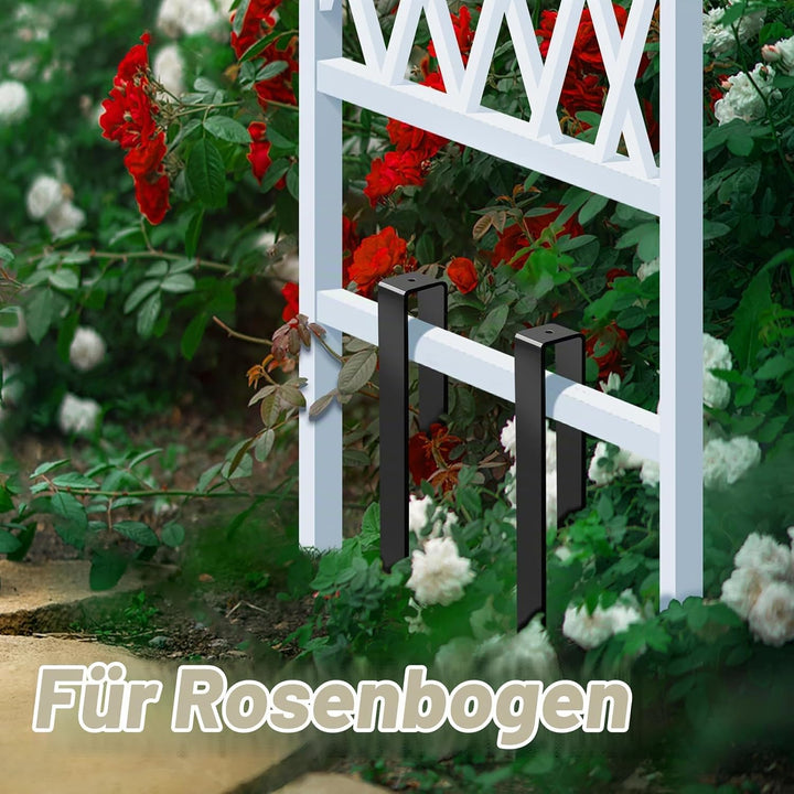 6 Stück Bodenanker für Rosenbogen, U-förmige Erdanker für Rosenbogen Befestigung, für Wasserleitunge