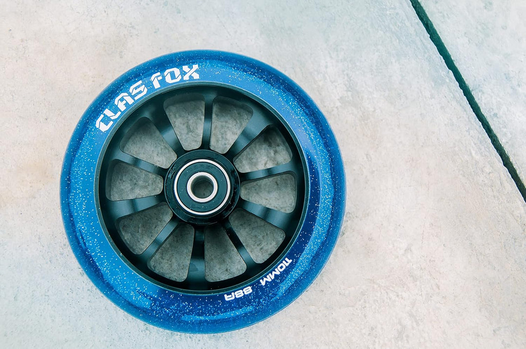 CLAS FOX Pro Stunt Scooter Rollen Roller Räder 110mm Ein Paar mit ABEC-9 Kugellager CNC Metallker (2