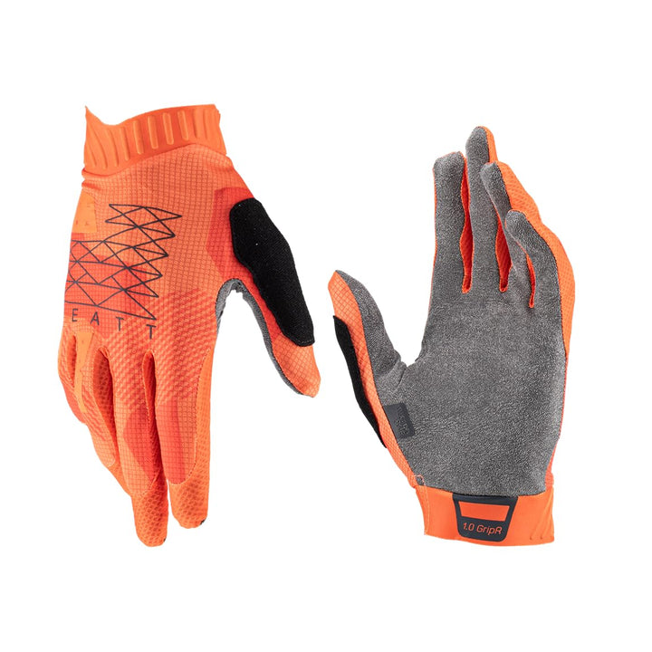 Leatt Men's MTB 1.0 Gloves Gripr L Flame, L Flame
