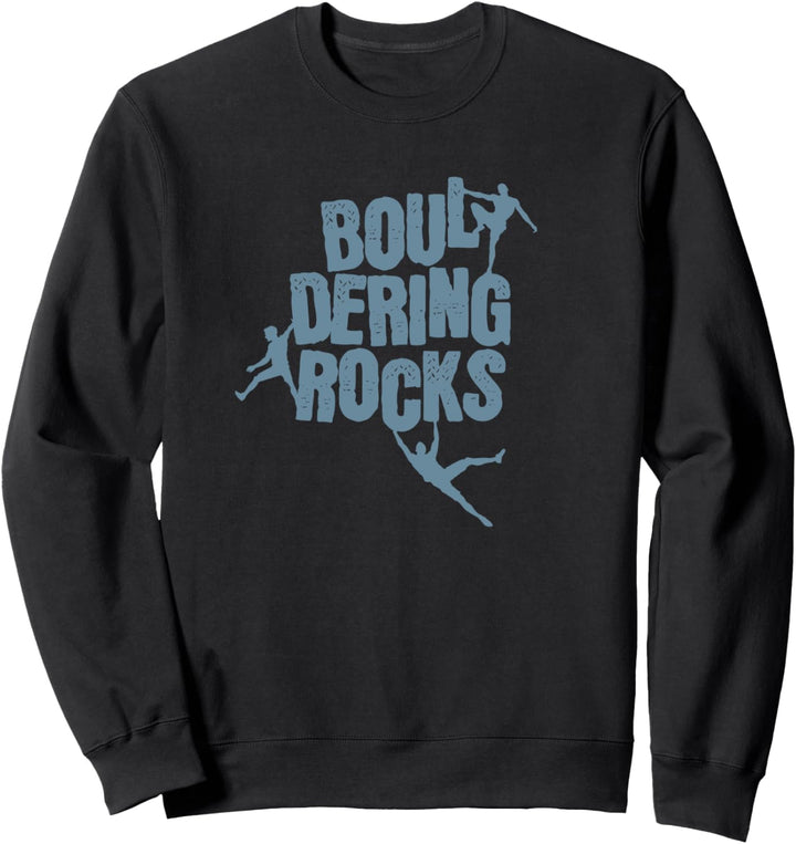 Bouldern Felsen Bouldern Klettern Hobby Sweatshirt