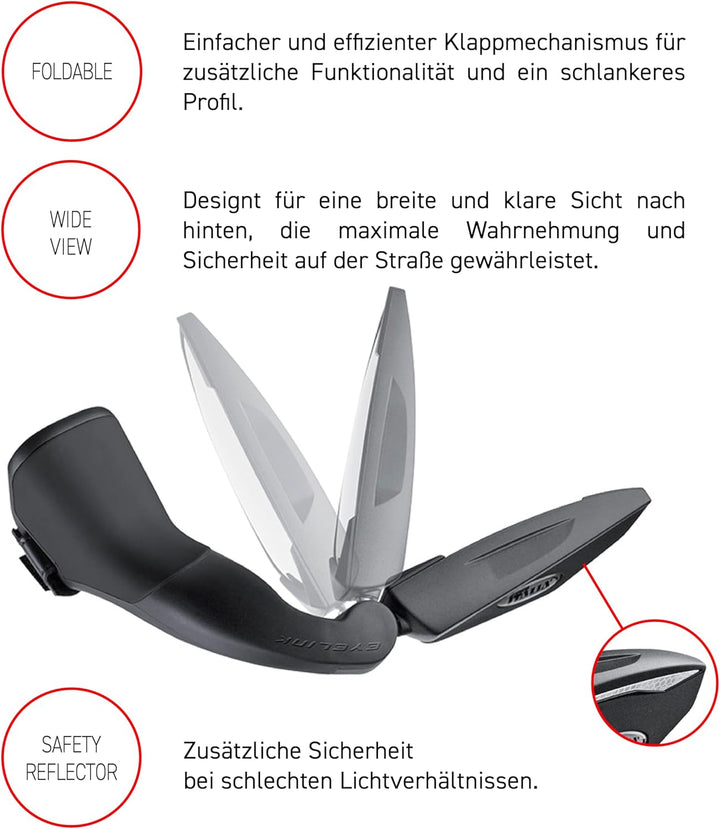 Selle Italia Eyelink Spiegel schwarz 2016 Fahrradspiegel, Schwarz