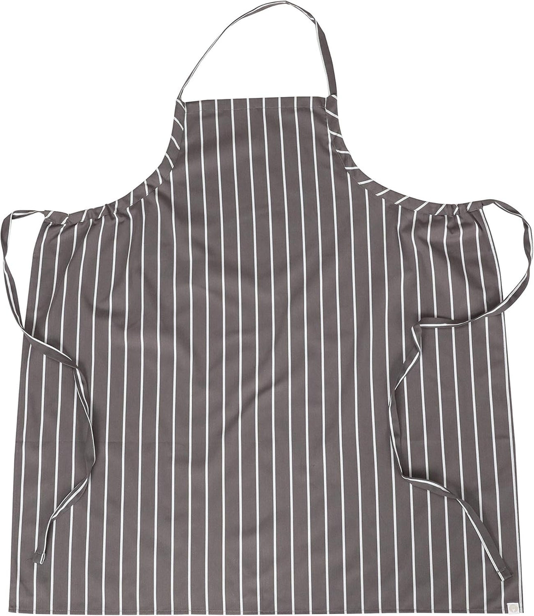 Chef Works Herren A100-BCS English Chef Schürze schwarz Kreide gestreift, Grau mit weissen Streifen,