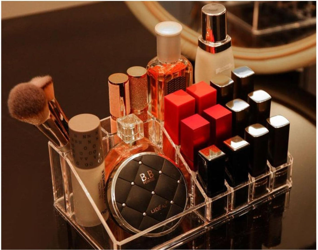 Make-up Organizer, Kosmetik-Organizer Schmuck Aufbewahrungsbox Acryl Cosmetics Lipsticks Halter Box