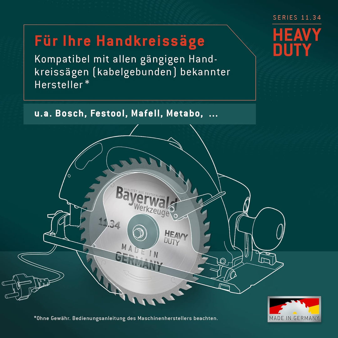 Bayerwald - HM Kreissägeblatt - Ø254 x 2.8/1.8 x 30 (Für Kupfer, Zinn, Holz, Messing etc.) Serie 11.