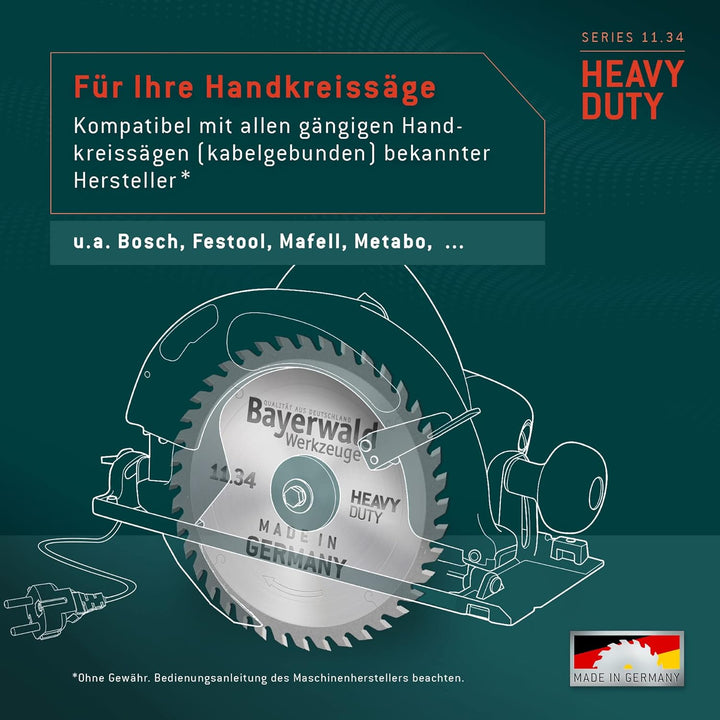 Bayerwald - HM Kreissägeblatt - Ø254 x 2.8/1.8 x 30 (Für Kupfer, Zinn, Holz, Messing etc.) Serie 11.