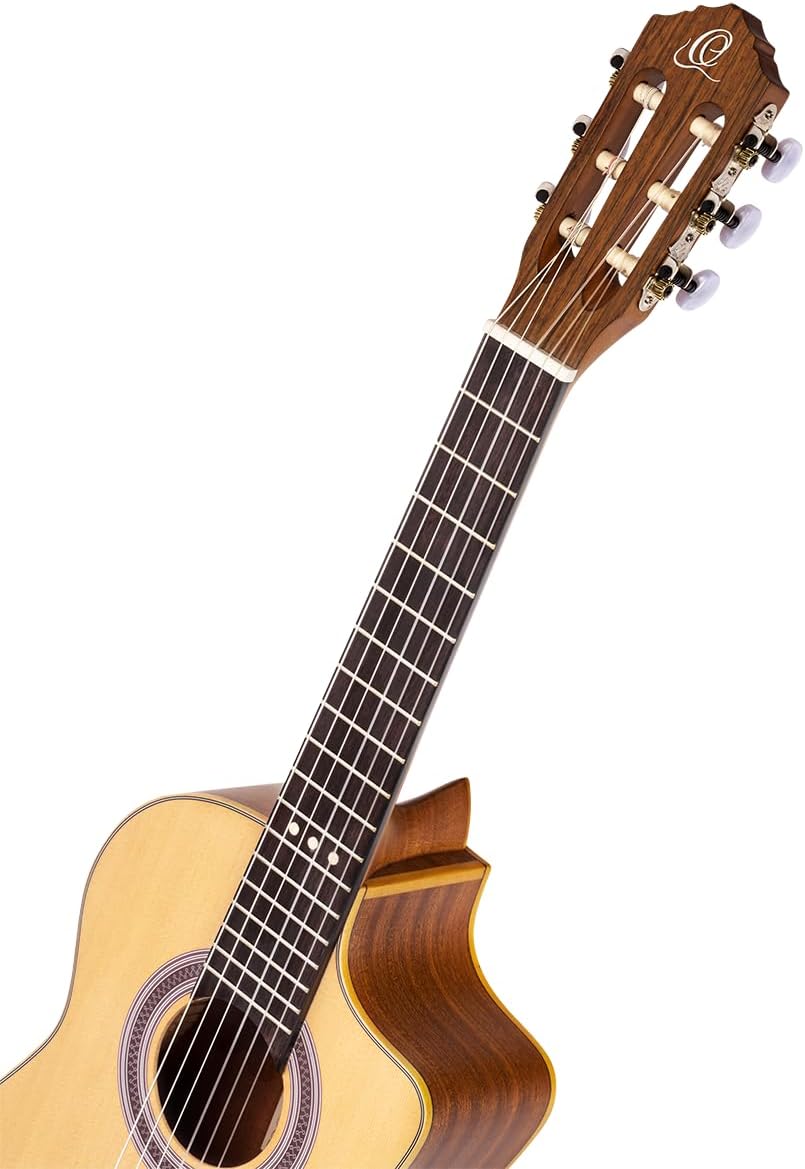 Ortega Guitars Konzertgitarre Requinto Series - deep body - inklusive Gigbag - Fichtenholz / Sapele