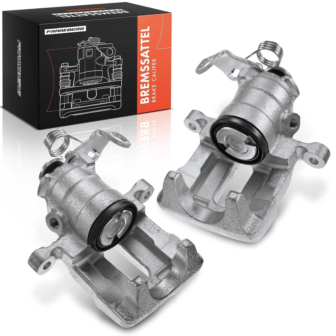 Frankberg 2x Bremssattel Bremszange Hinten Kompatibel mit Galaxy 1995-2006 Ibiza II 1993-2002 Golf I